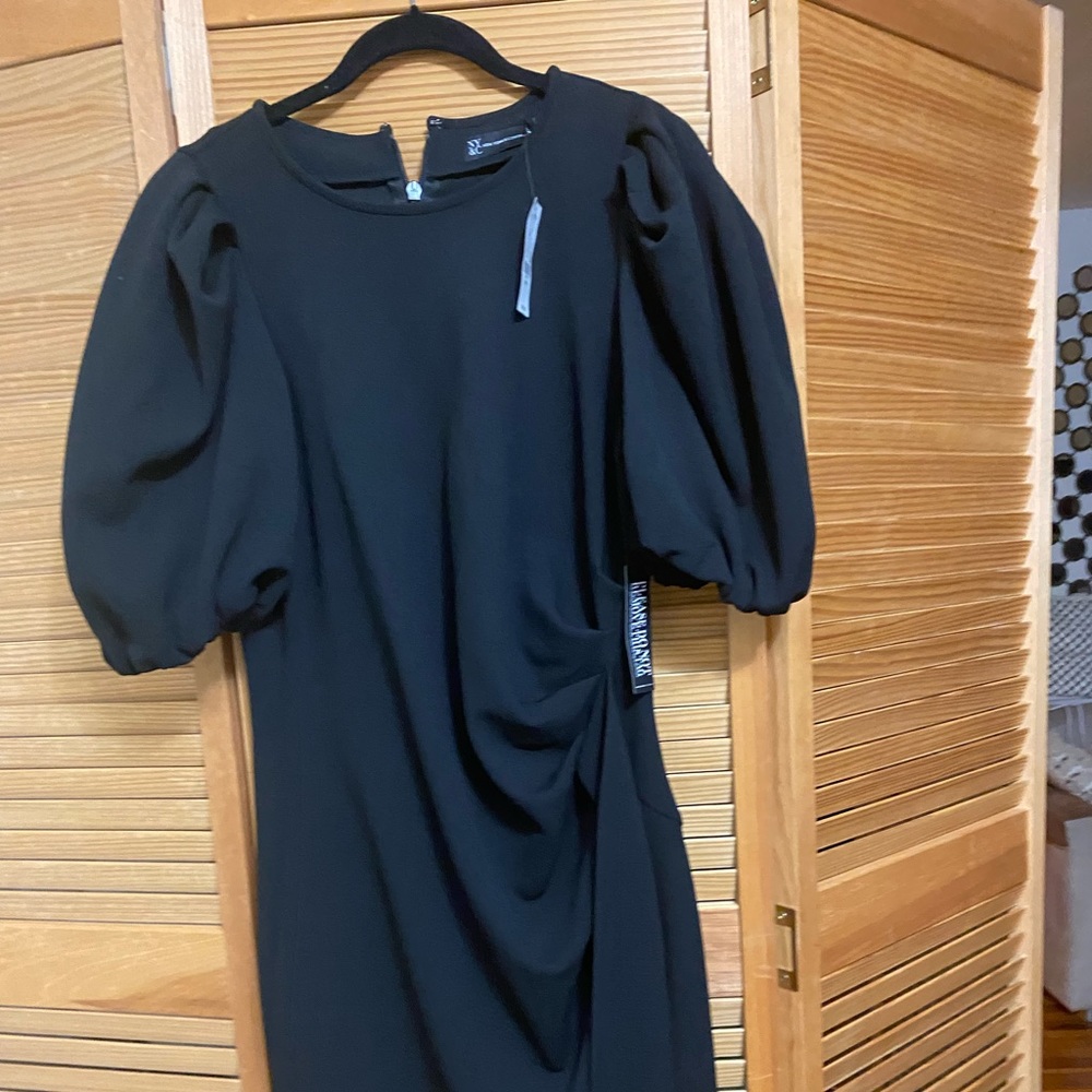 New York and Company Black billow sleeve dress